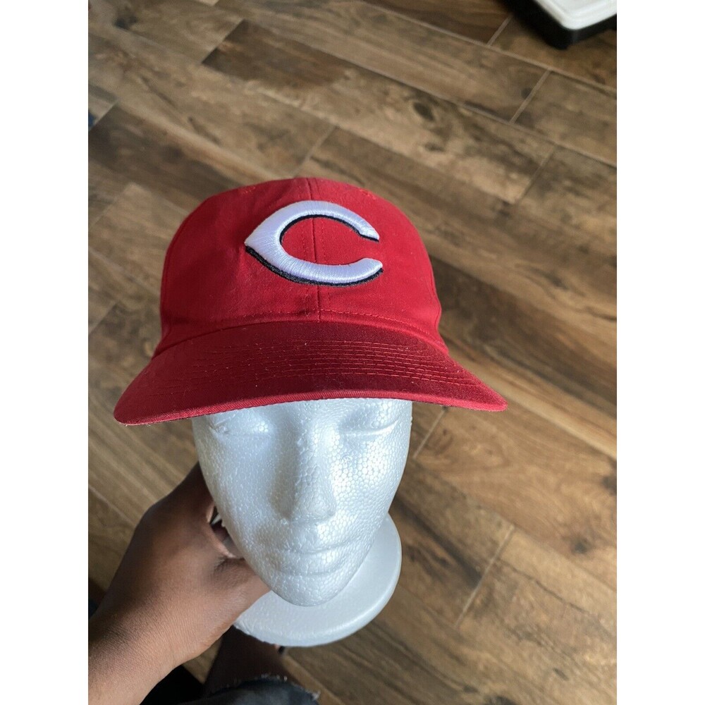 Cincinnati Reds Youth Adjustable Red Hat MLB Baseball Cap Clean